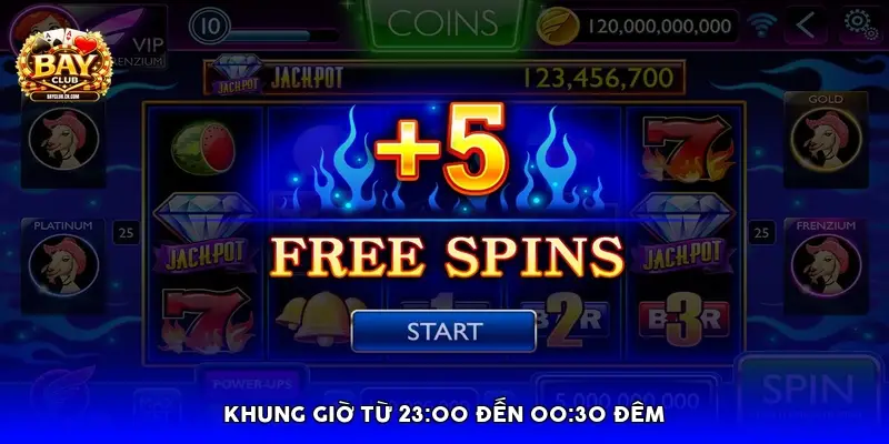 Khung giờ từ 23:00 đến 00:30 đêm