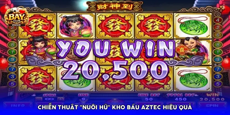 Chiến thuật "Nuôi hũ" Kho Báu Aztec hiệu quả